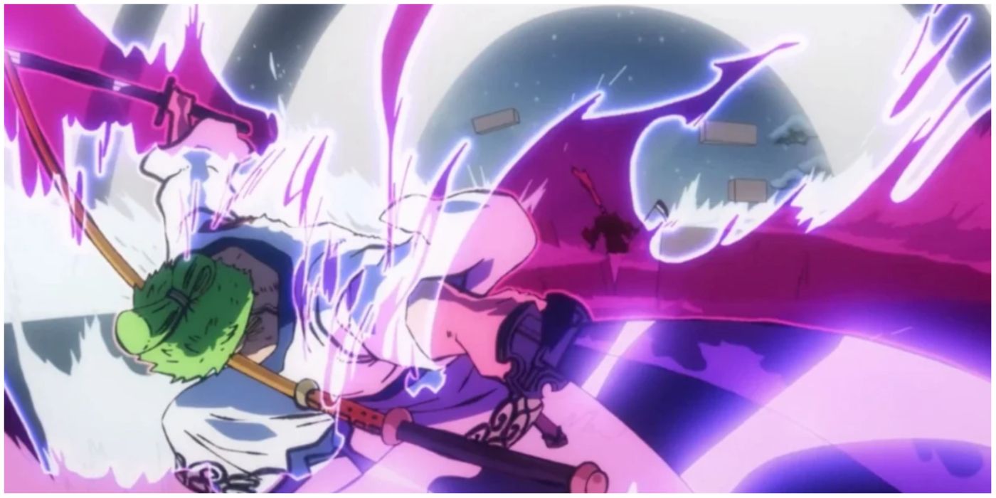 Zoro Finishing Off Killer With His Purgatory Onigiri Attack
