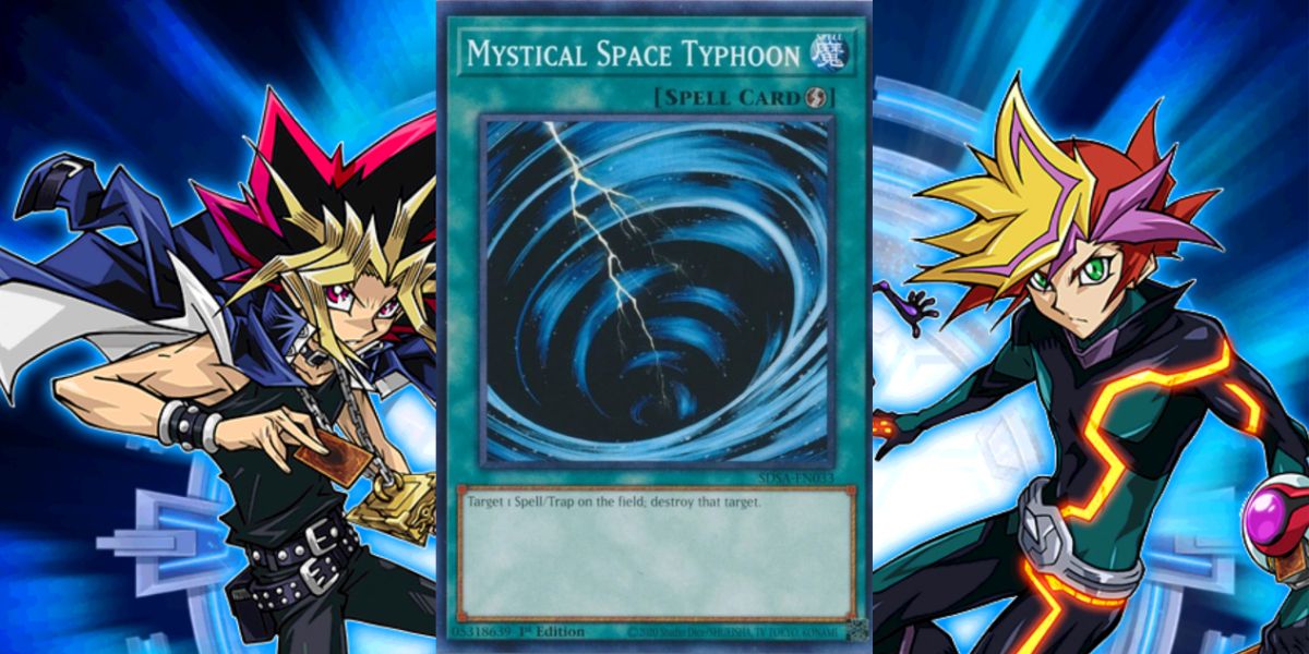 Mystical Space Typhoon from Yugioh