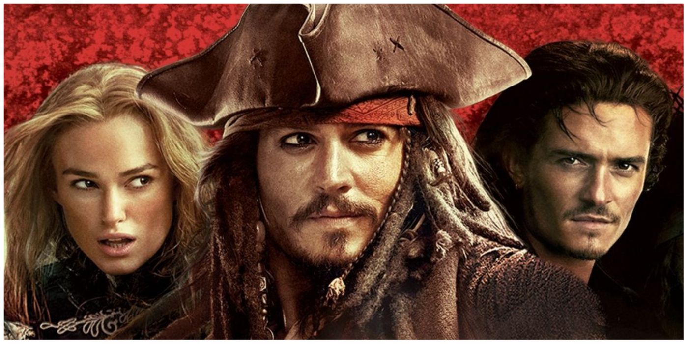 Pirates of the Caribbean Jack Sparrow, Will Turner, Elizabeth Swan