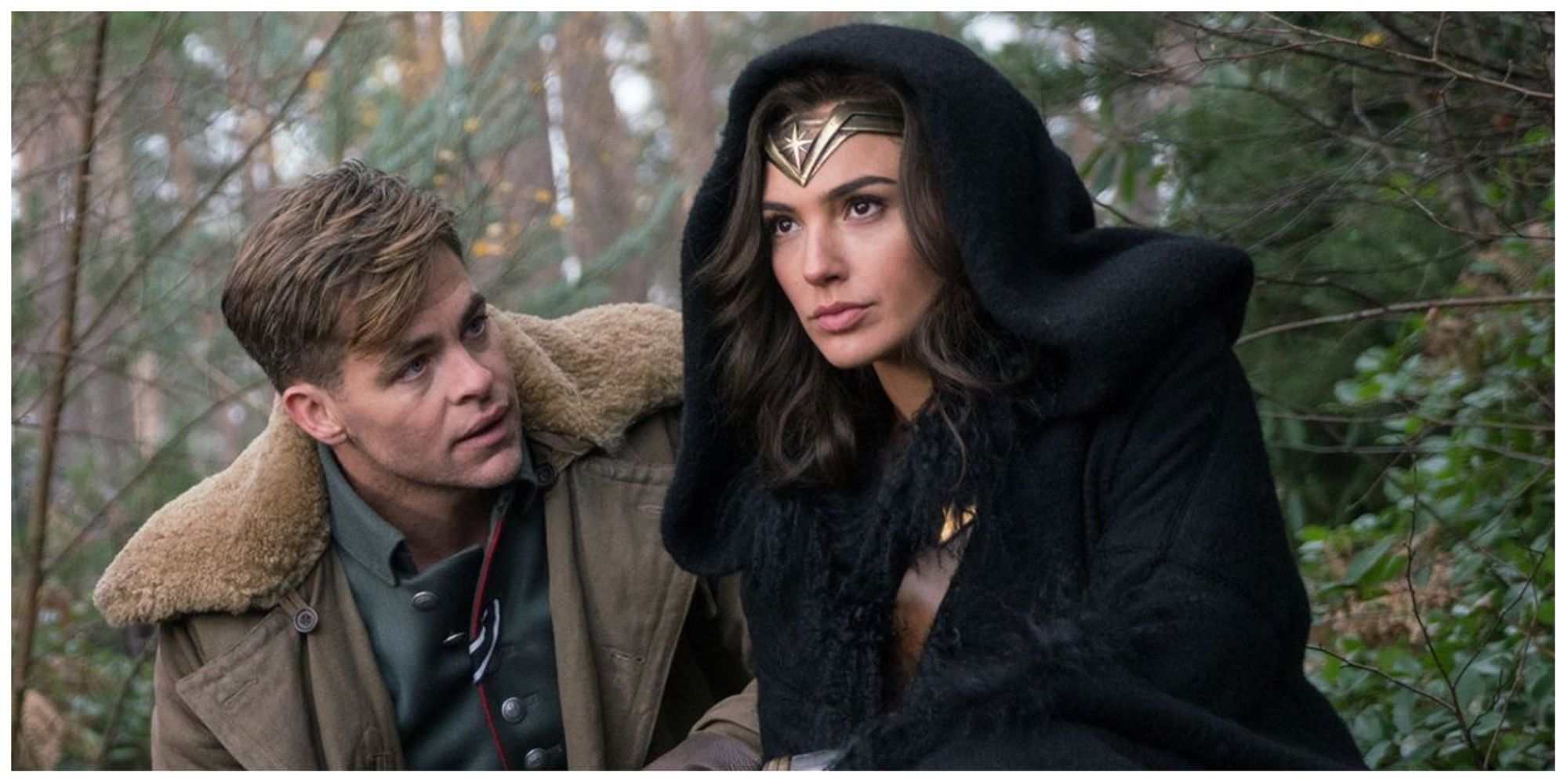 Steve and Diana in Wonder Woman 