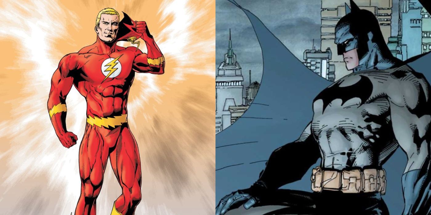 DC Comics' Barry Allen and Batman