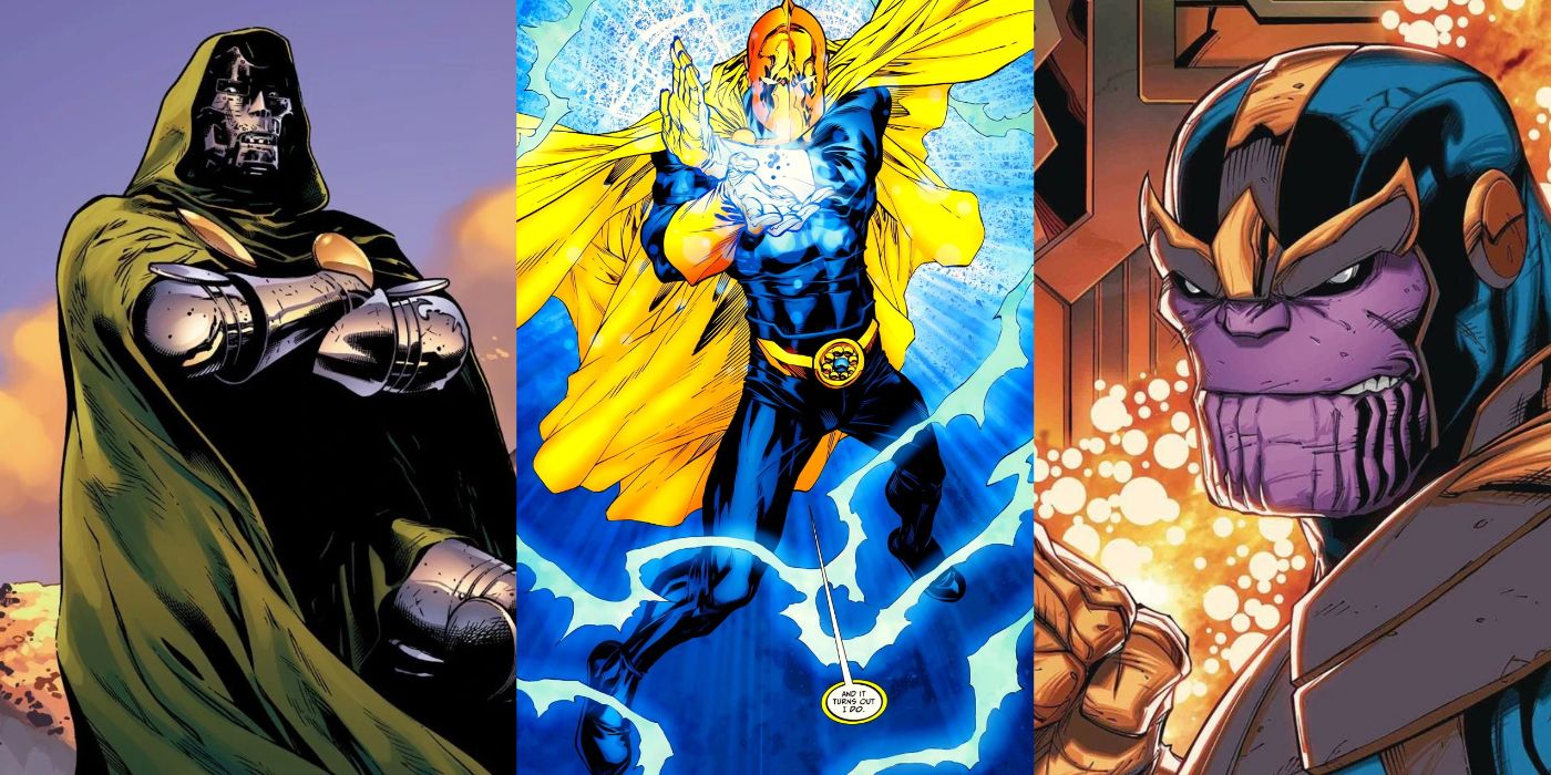Marvel's Doctor Doom, DC's Doctor Fate, Marvel's Thanos
