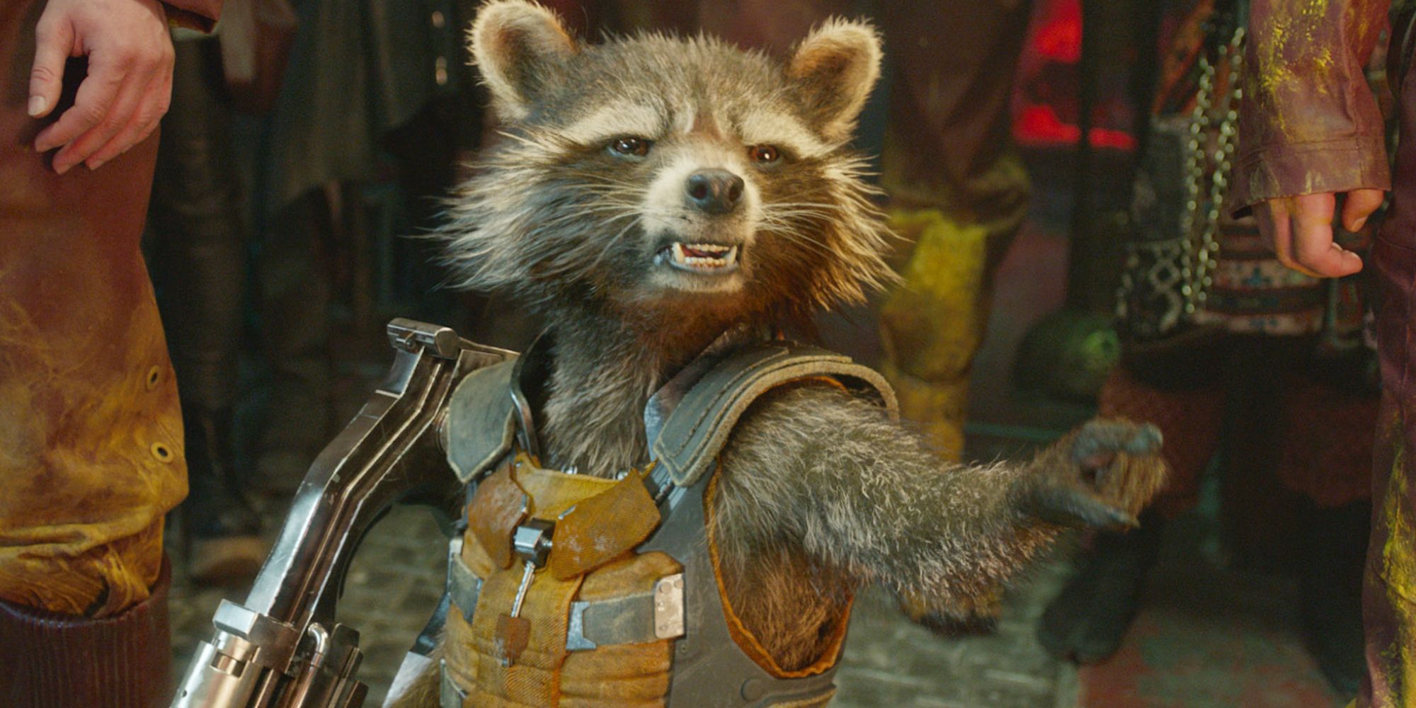 MCU's Rocket Racoon In Guardians of the Galaxy