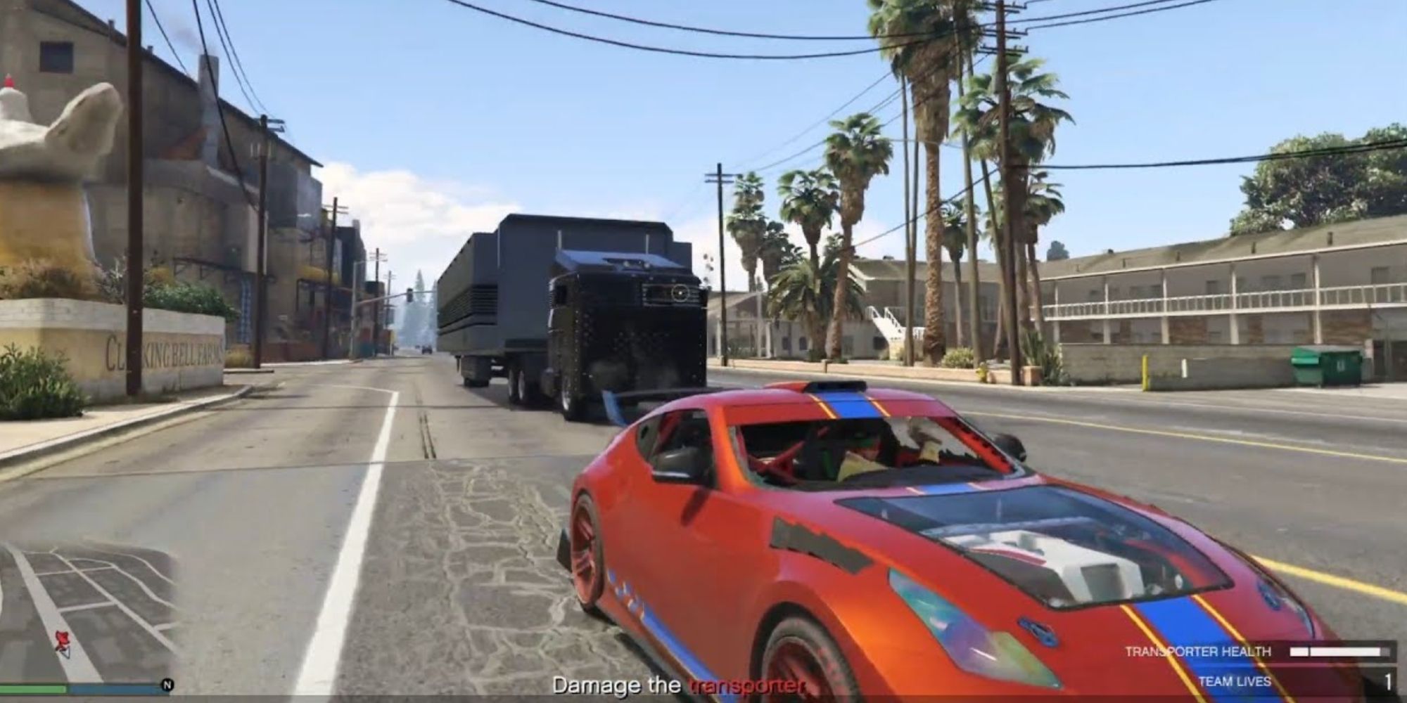 Un joueur accomplissant une mission de braquage d'atelier automobile dans GTA V Online