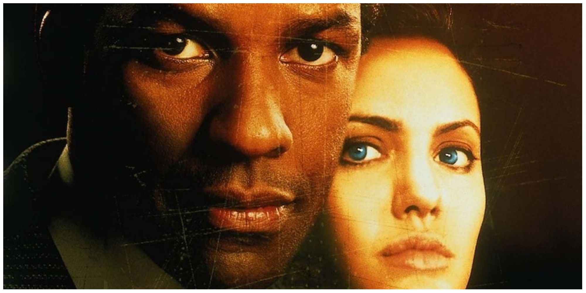 The Bone Collector Poster Cropped Denzel Washington Angelina Jolie