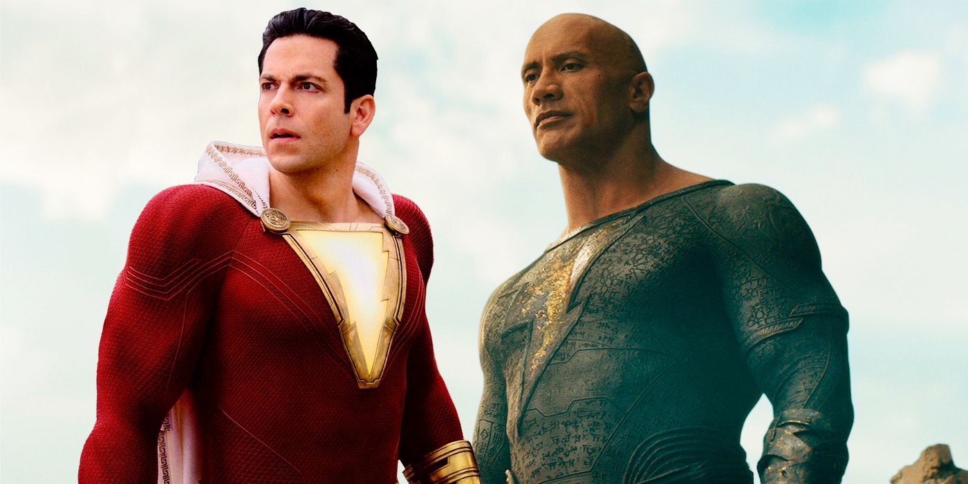 Dwayne Johnson's Black Adam & Zachary Levi's Shazam