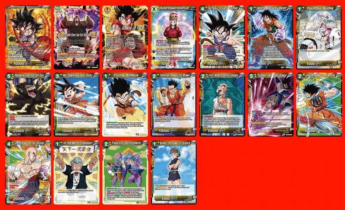 Dragon Ball Super Card Game How To Get Started