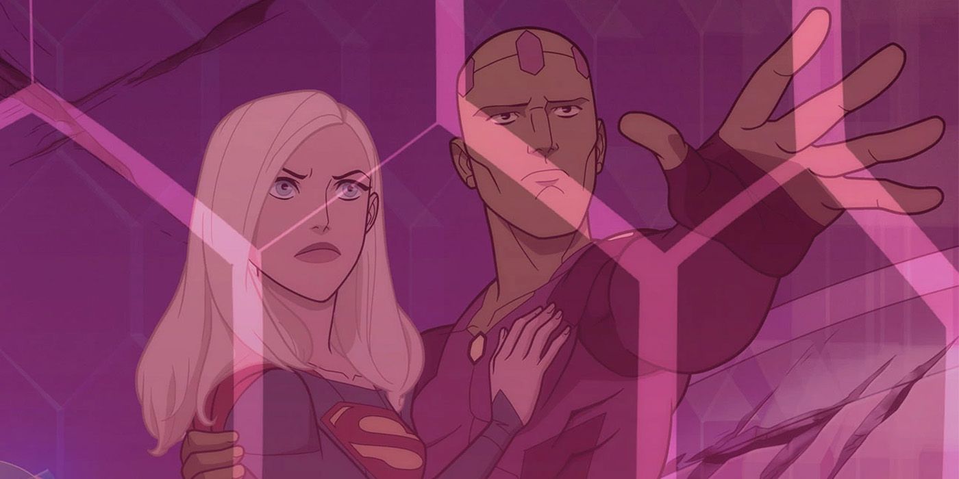 DC Animated Movie Legion of Super-Heroes Supergirl Braniac-5