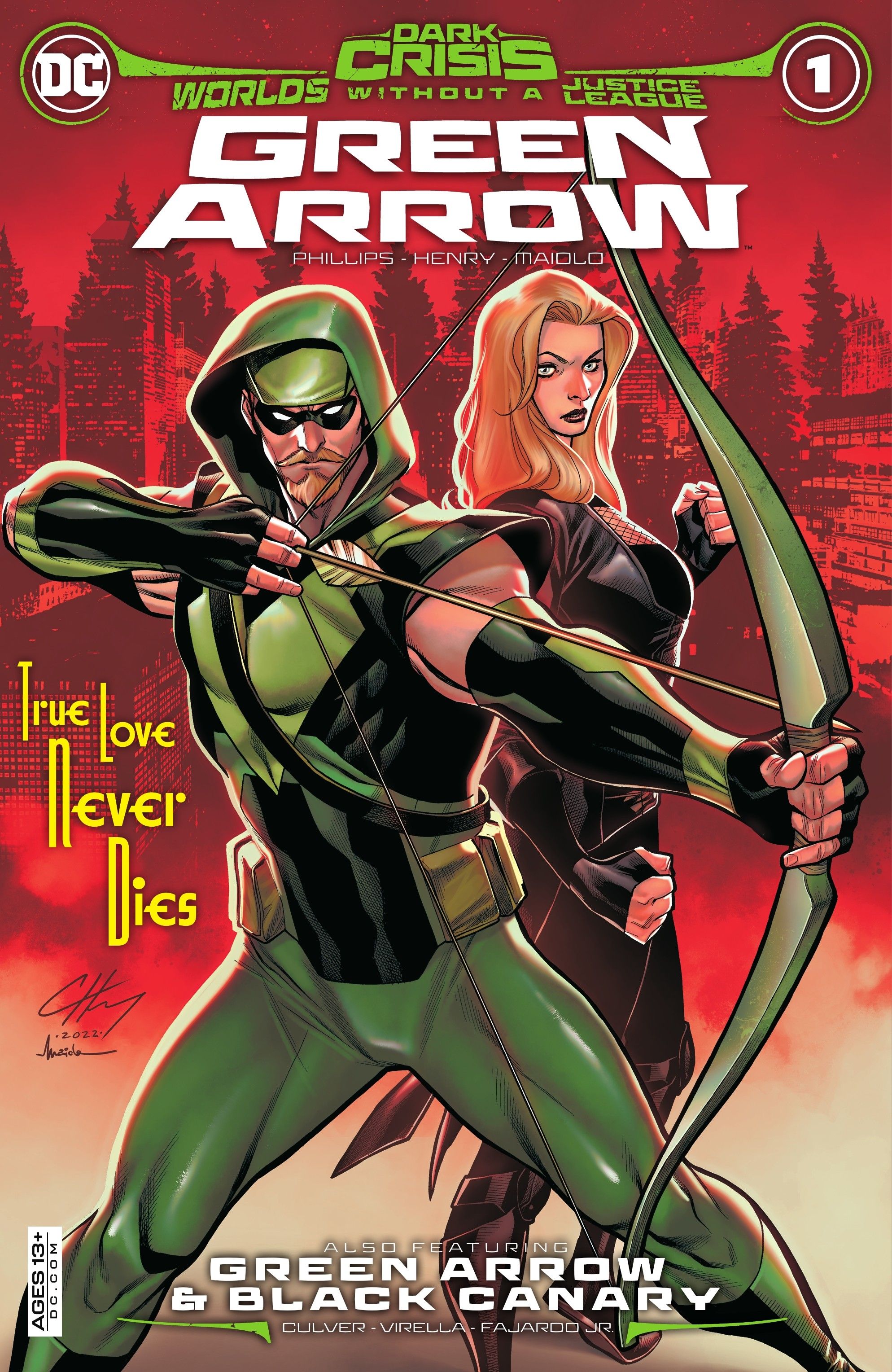 Dark Crisis Worlds Without A Justice League - Green Arrow #1 Cover