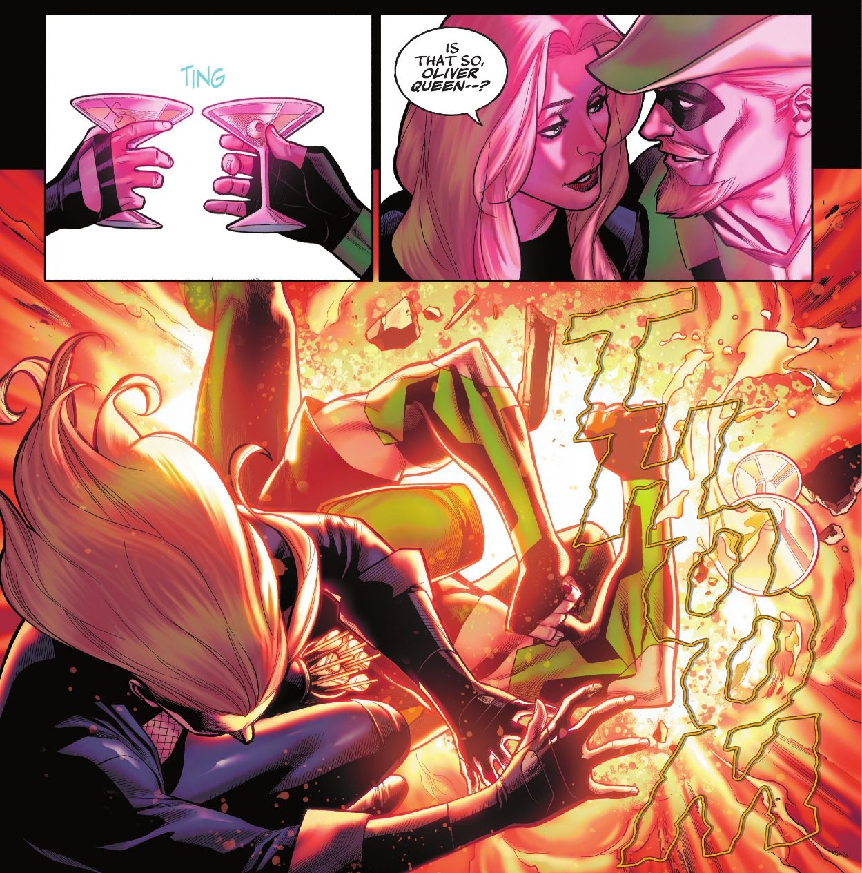 Dark Crisis Worlds Without A Justice League - Green Arrow #1 Oliver and Dinah