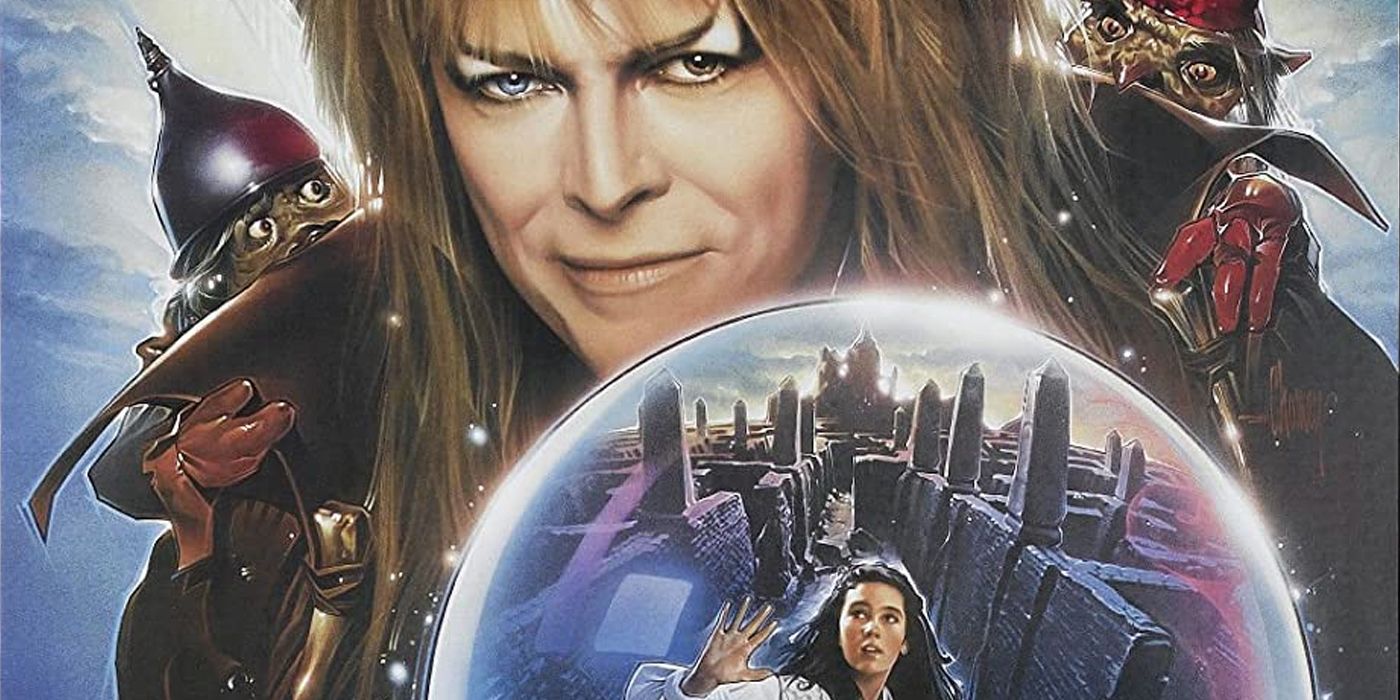 David Bowie as the Jerath on the poster to Labyrinth