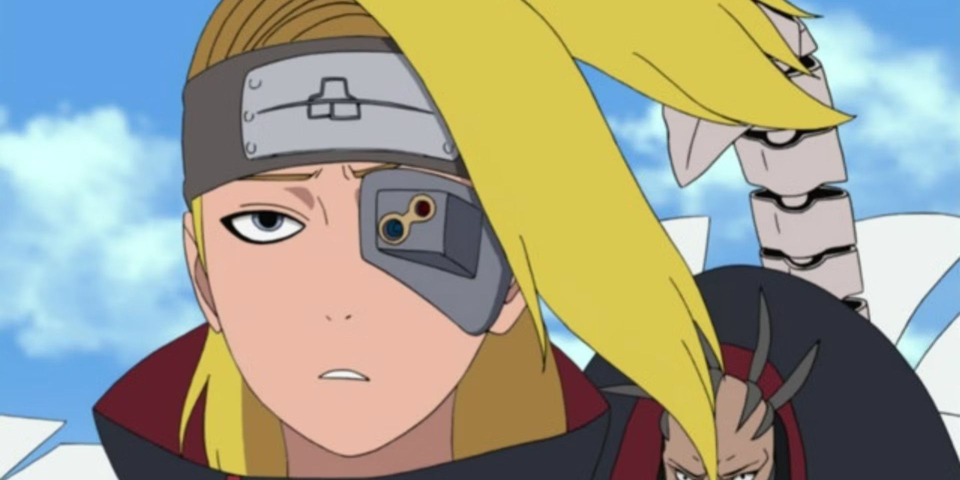 Deidara from Naruto Shippuden.