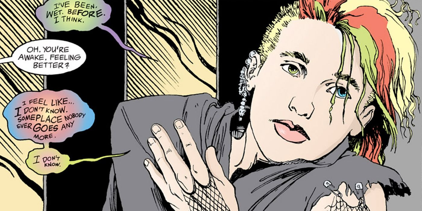 Delerium is one of The Endless from DC's The Sandman