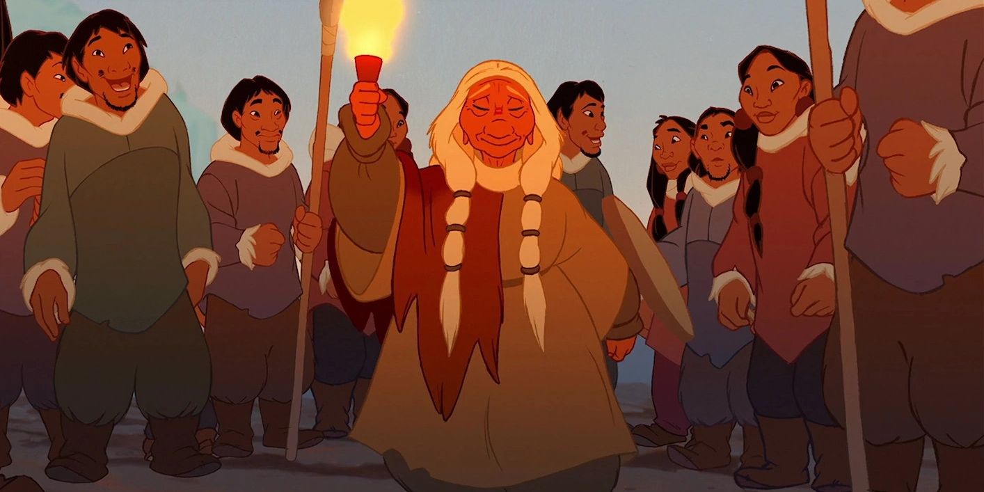 Tanana carries a torch in Disney's Brother Bear