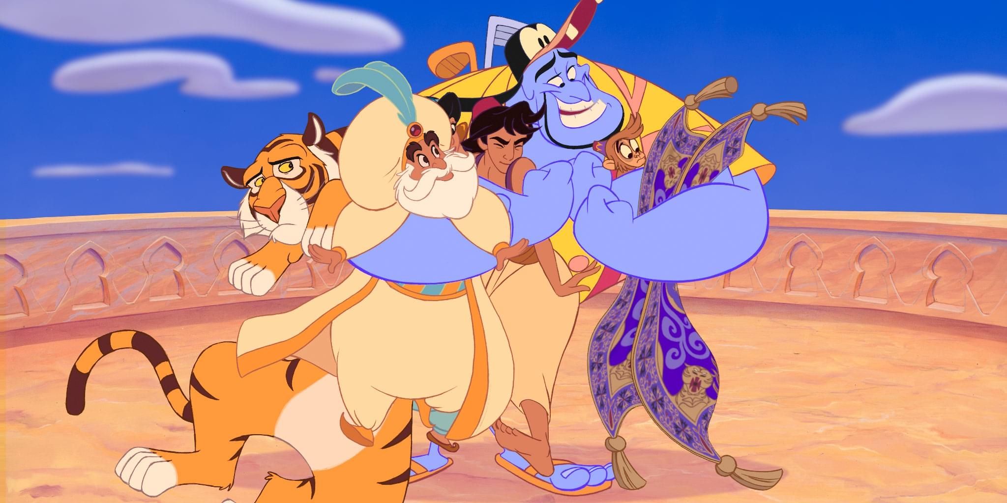 Characters from Aladdin.