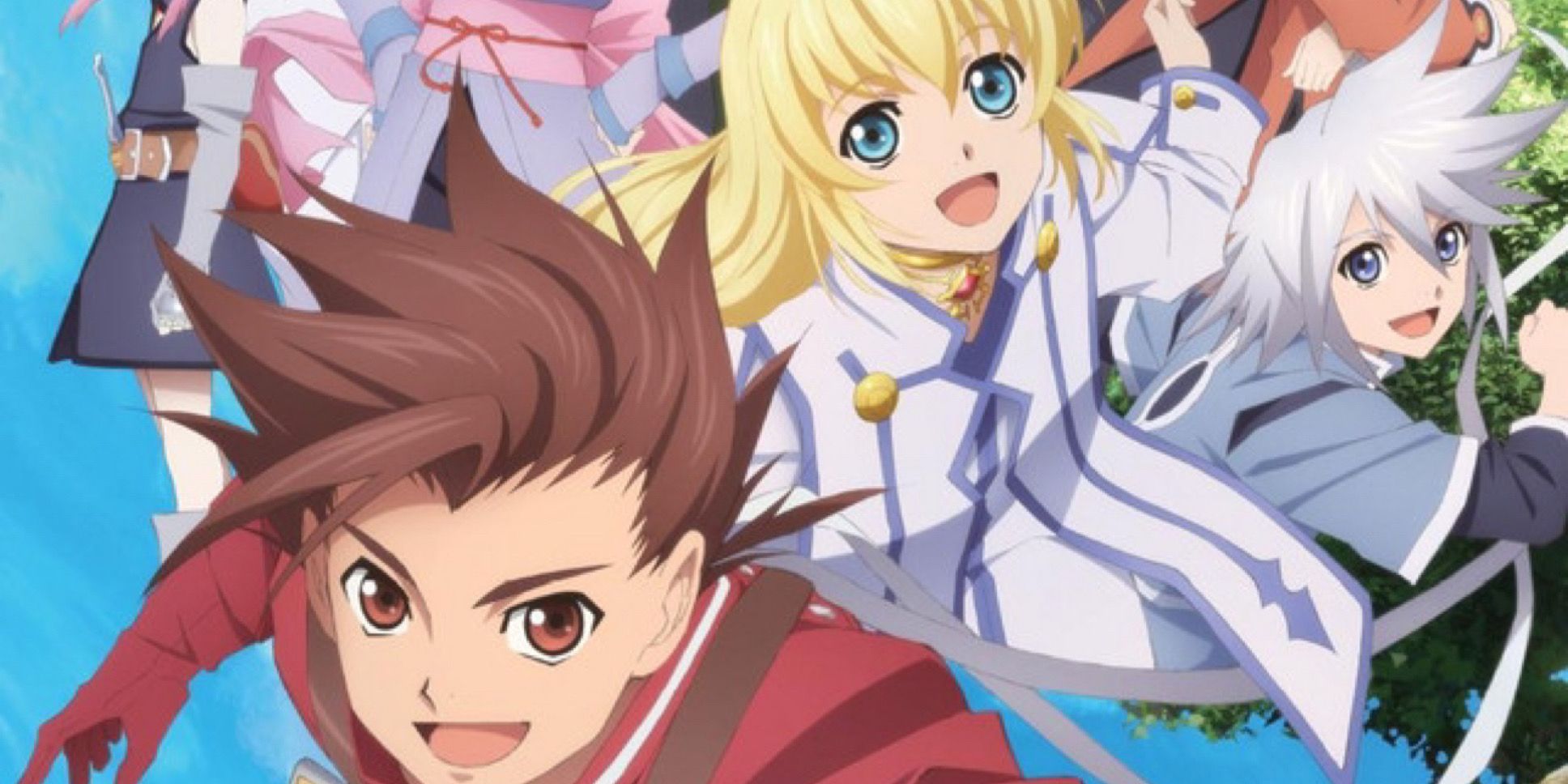 Main characters From Tales of Symphonia anime.
