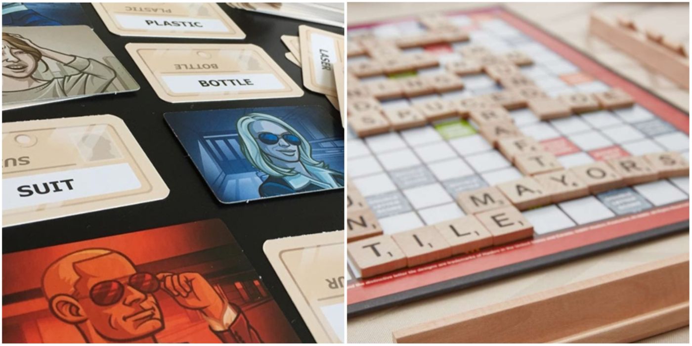 Easiest board games to cheat at list featured image Codenames, Scrabble