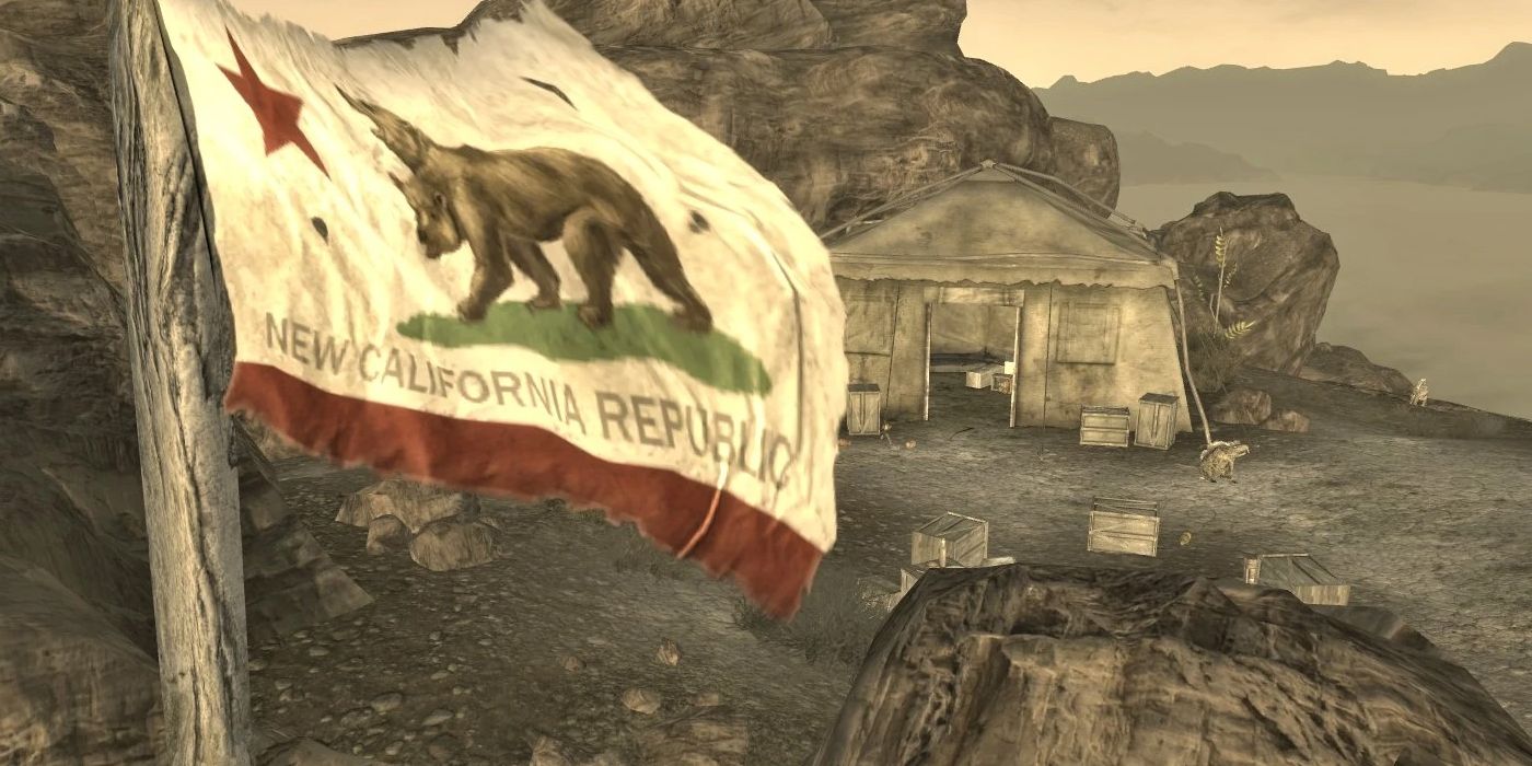 The New California Republic's Flag in Fallout New Vegas