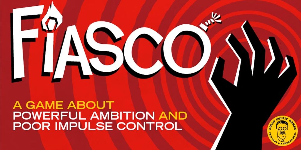 The cover art for Fiasco roleplaying game