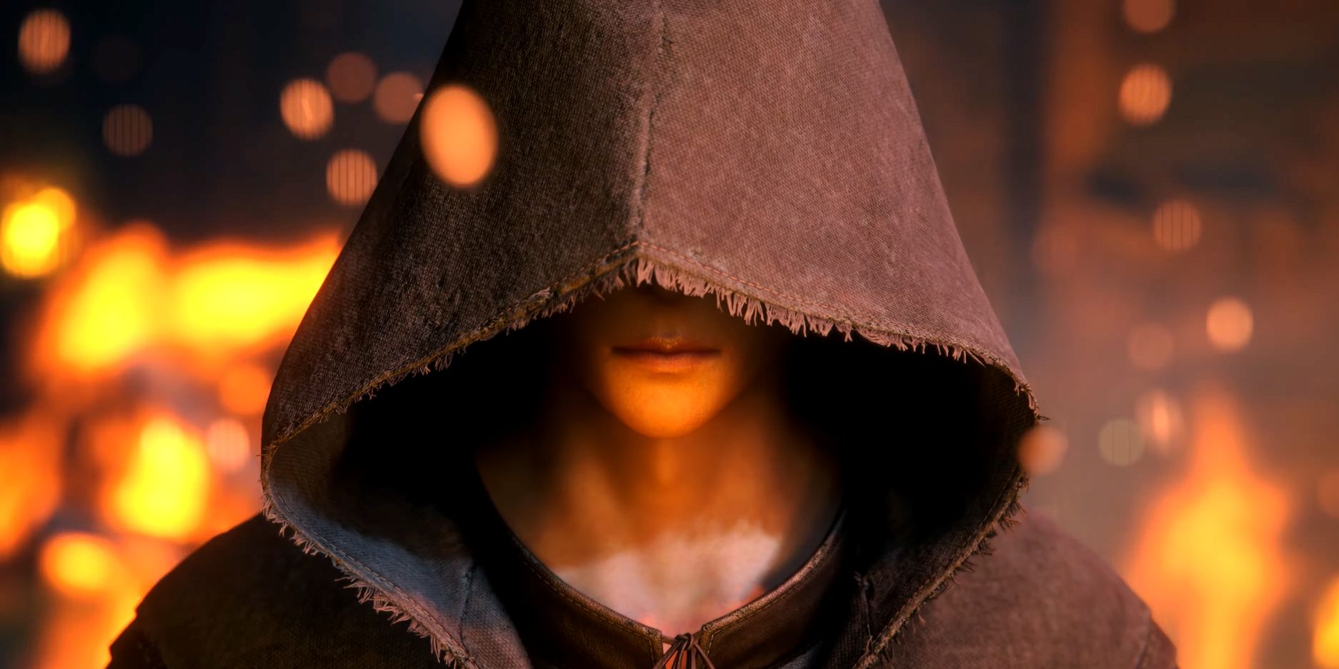 Hooded figure from Final Fantasy XVI Ambition Trailer Still(2)