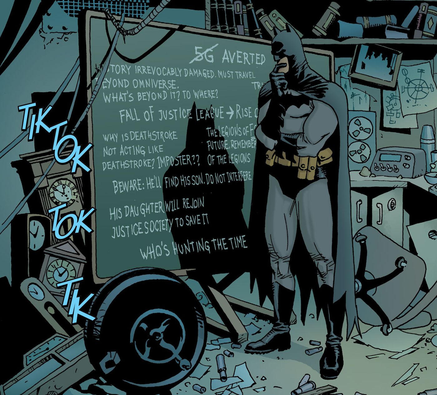 Flashpoint Beyond 0 Batman Blackboard