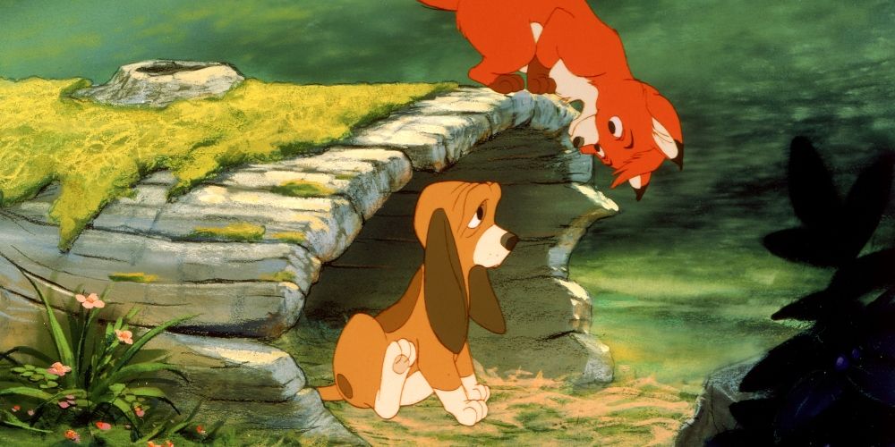 Tod and Copper in the Fox and The Hound