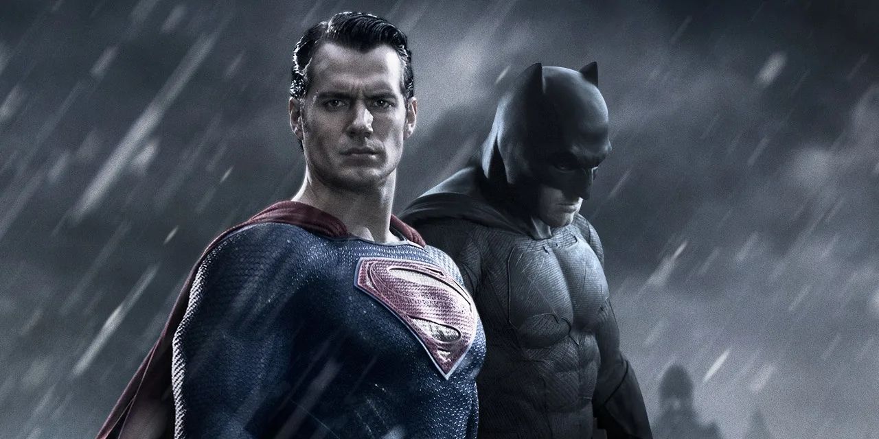 Batman and Superman side by side