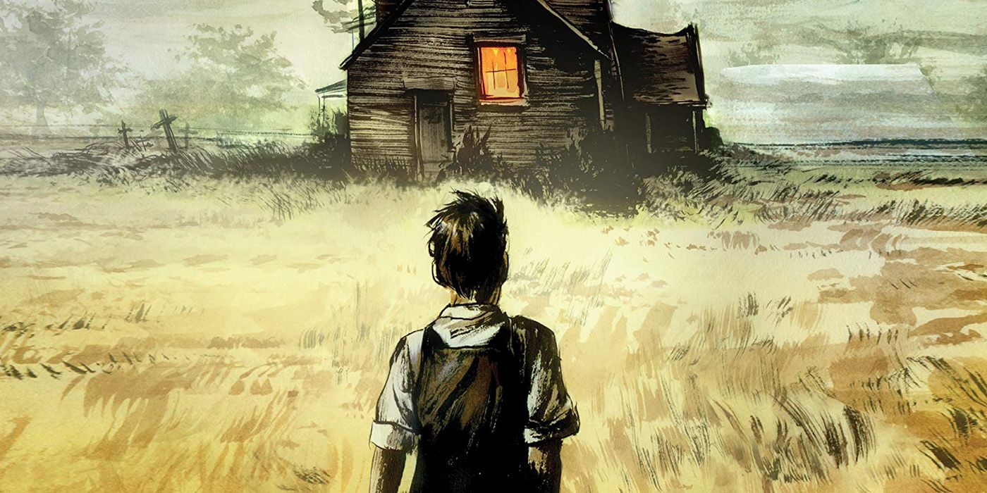 A boy approaches a farm house in Freaks of the Heartland