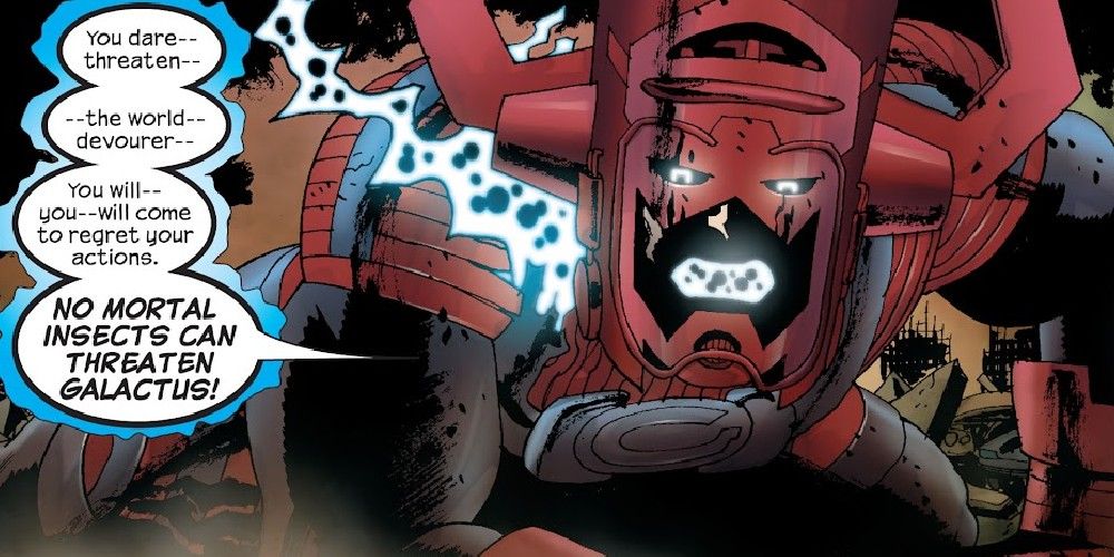 Galactus threatens the zombies in Marvel Zombies 5
