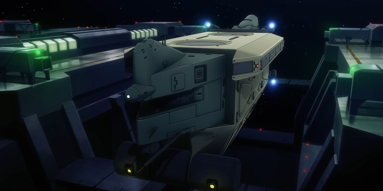 Gundam Witch From Mercury Prologue Ship Gets Invaded Star Wars Han Solo Millenium Falcon