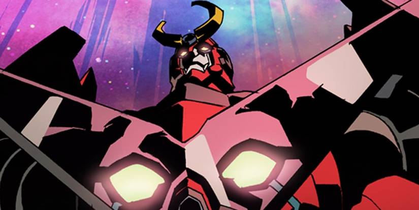 Gurren Lagann turns on the space at Tengen Toppa Gurren Lagann.