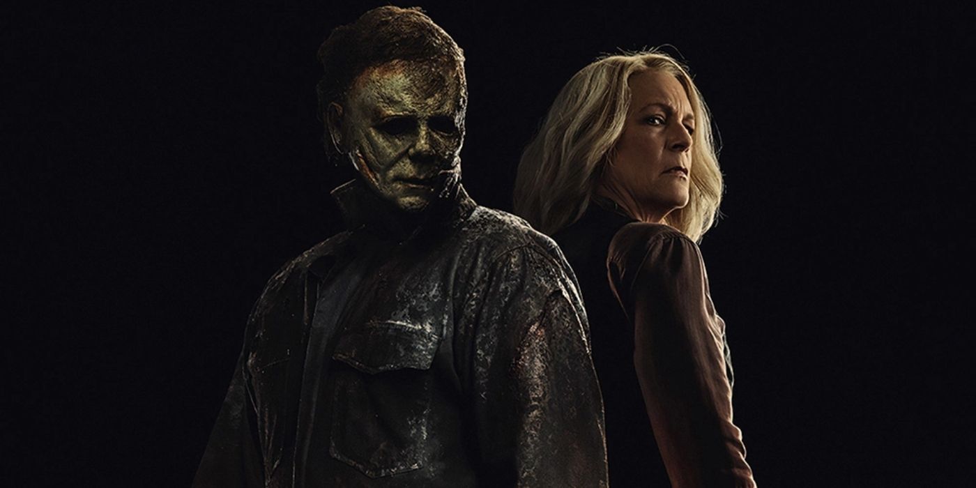 Laurie Strode and Michael Myers stand side-by-side as they prepare for one final battle in Halloween Ends