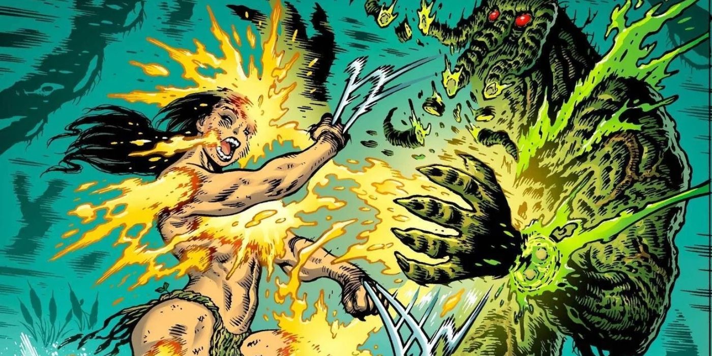 Halloween Wolverine Man-Thing Fight 3