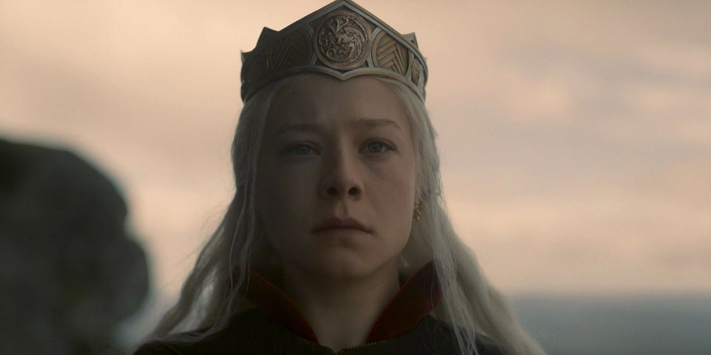 Rhaenyra being crowned in House of the Dragon 