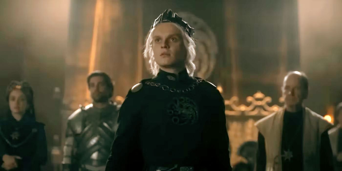 Coronation of King Aegon II Targaryen in the House of Dragons