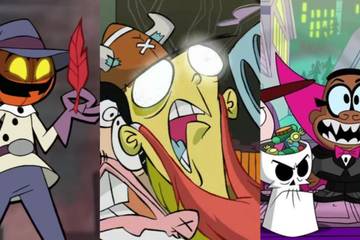 Jack O' Lantern, Ed, Irwin, and Grim from Cartoon Network shows and Halloween specials.