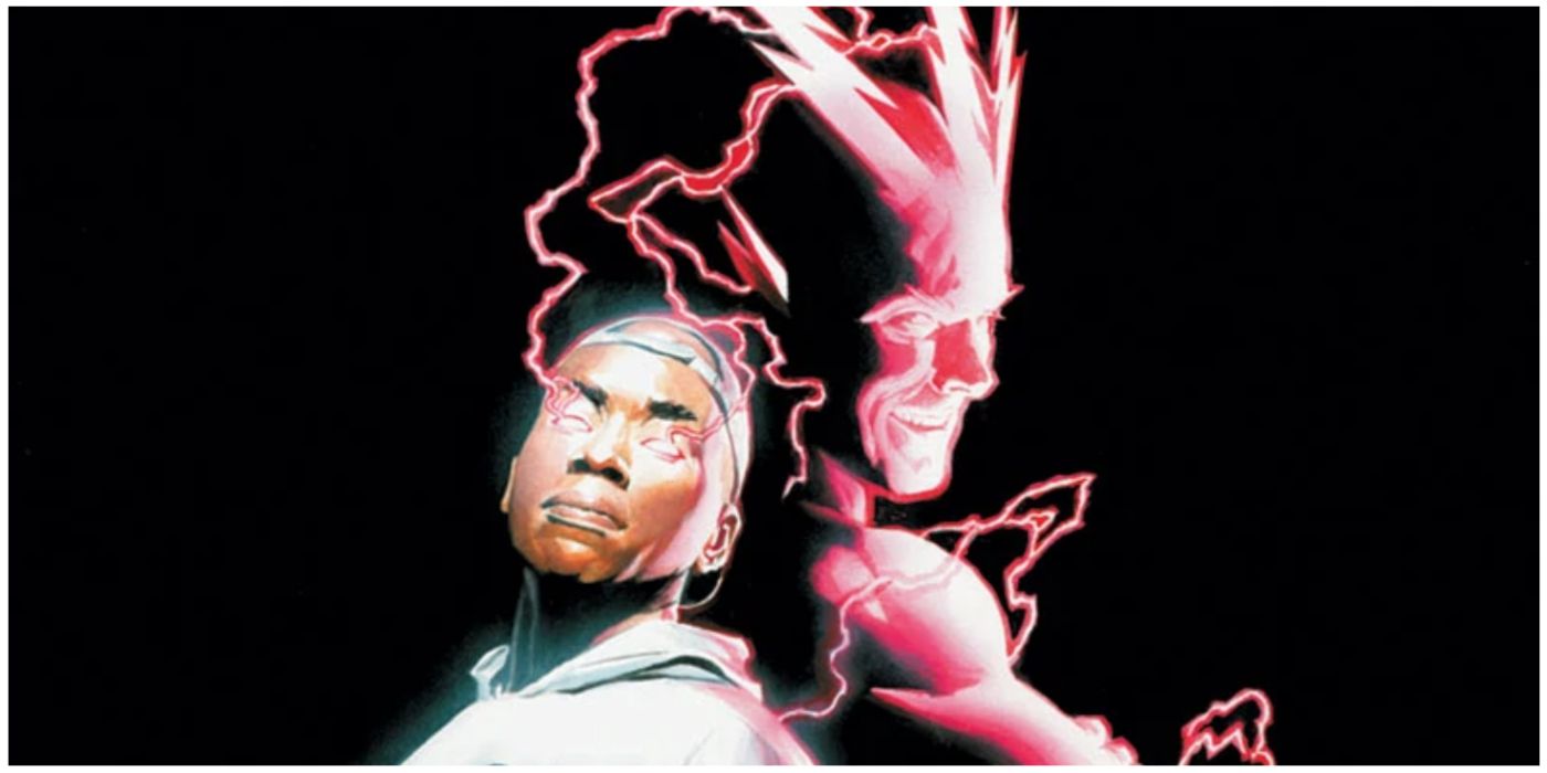 Jakeem Thunder and Thunderbolt back to back in DC comics