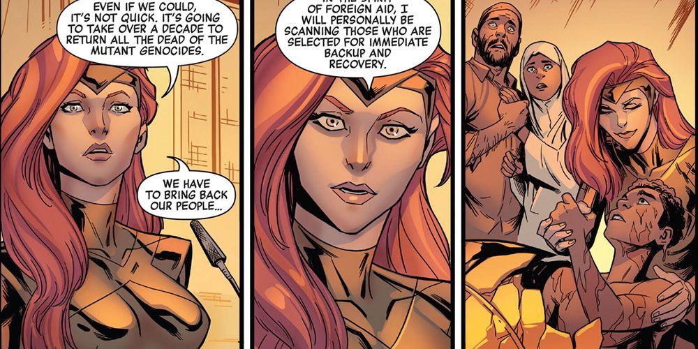Jean Grey resurrects humans in X-Men
