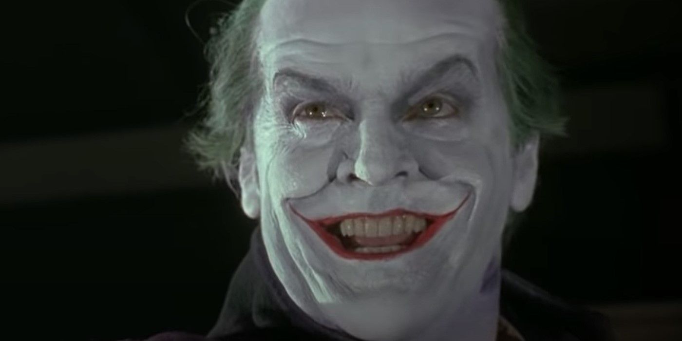 Coringa sorrindo Batman 1989