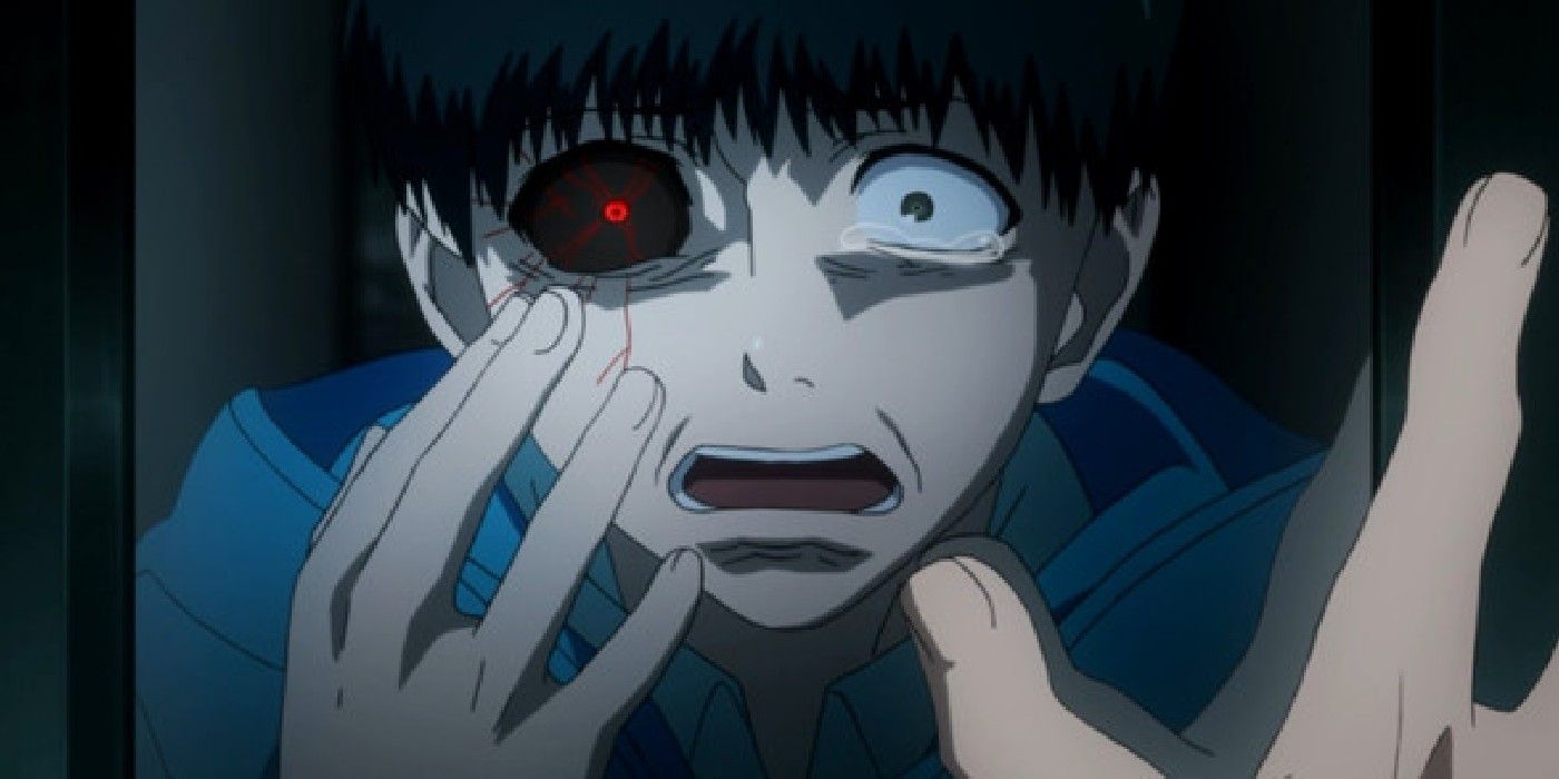 Ken realizes that he became a Ghoul in Tokyo Ghoul.