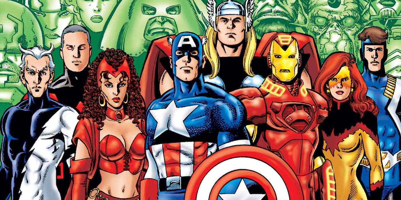 Kurt Busiek and George Perez' Avengers roster post-Heroes Return