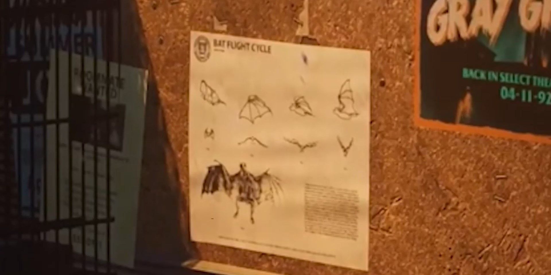 Langstroms Lab Gotham Knights Bat Flight Cycle Poster