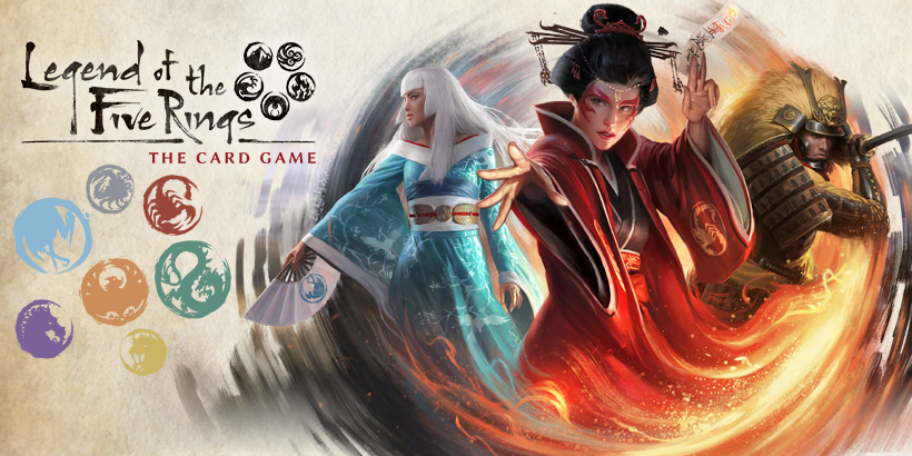 Promotional art for Legend of the Five Rings: The Card Game