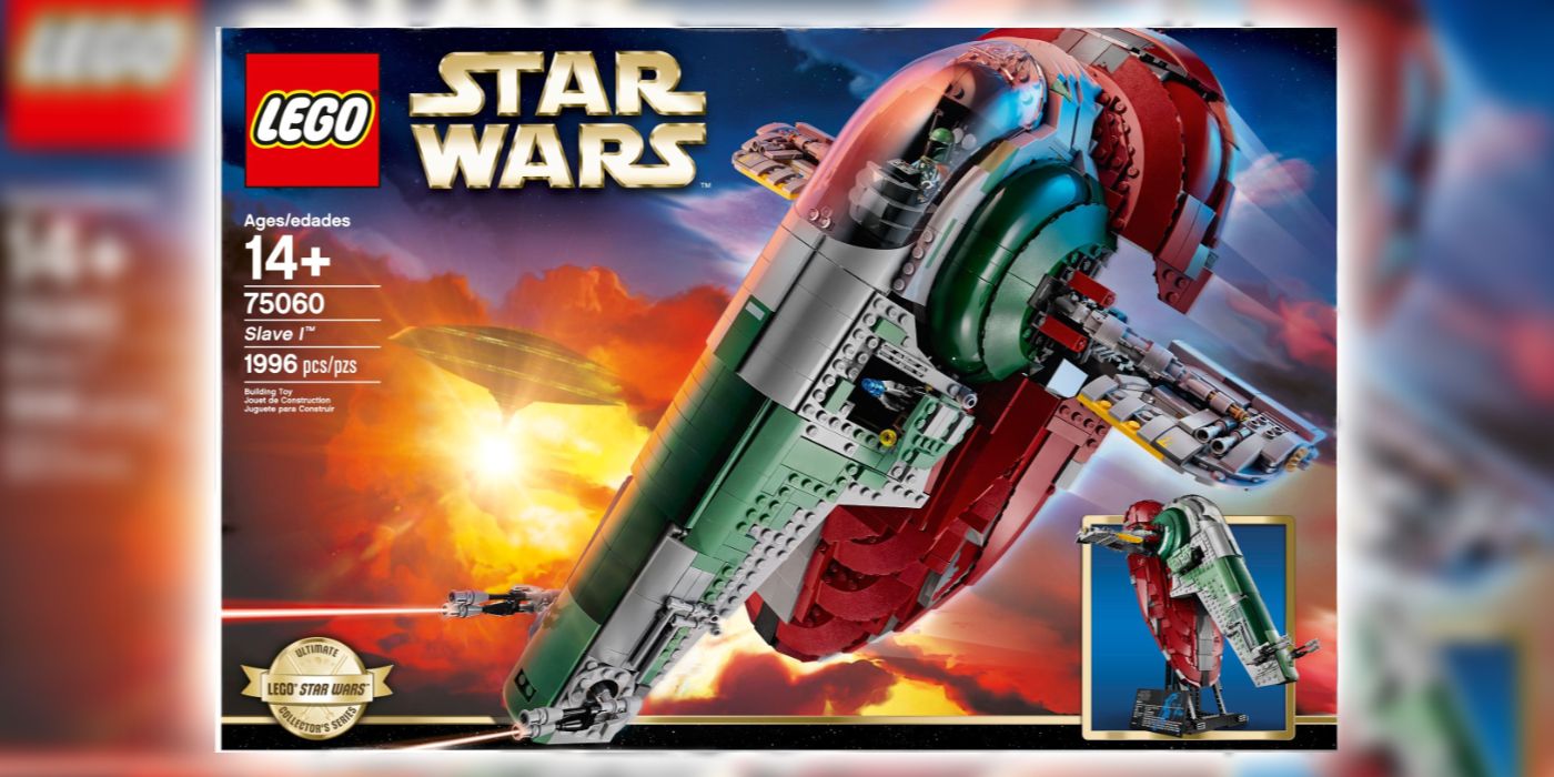 Boba Fett voando no Slave I em Lego Star Wars