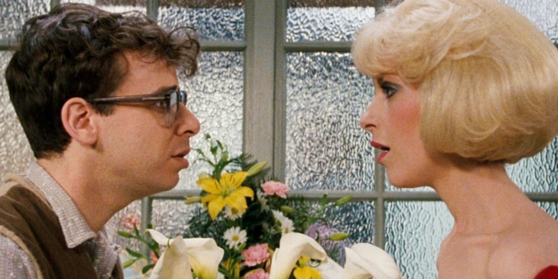 Seymour and Audrey in the flower shop