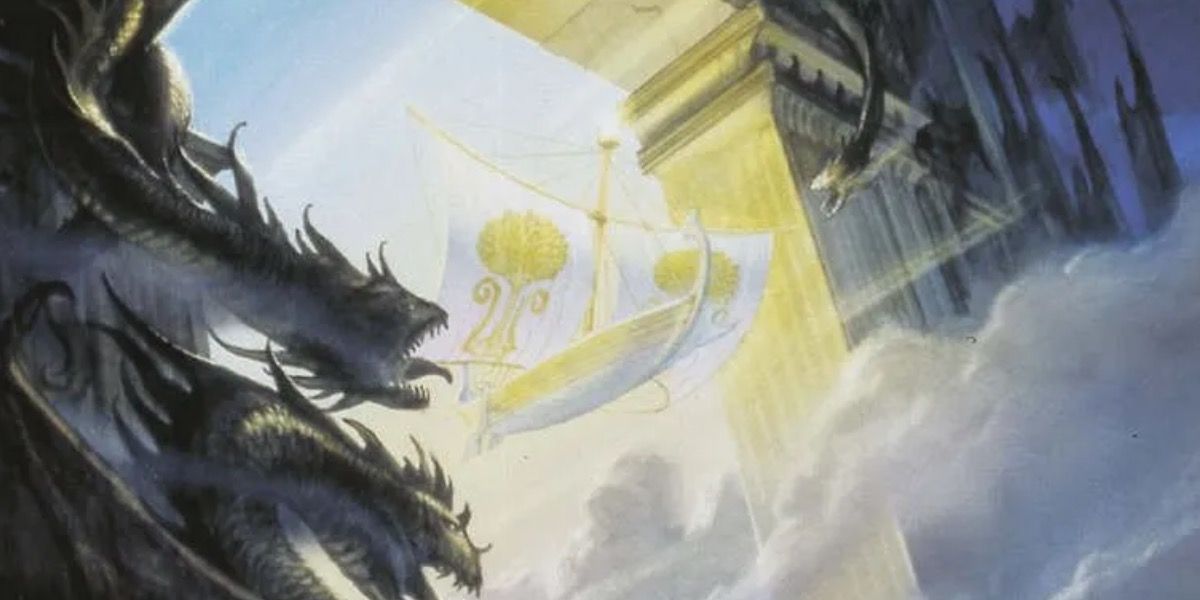 Eärendil'S ship depicted on the cover of The Book of Lost Tales Part Two by J.R.R. Tolkien