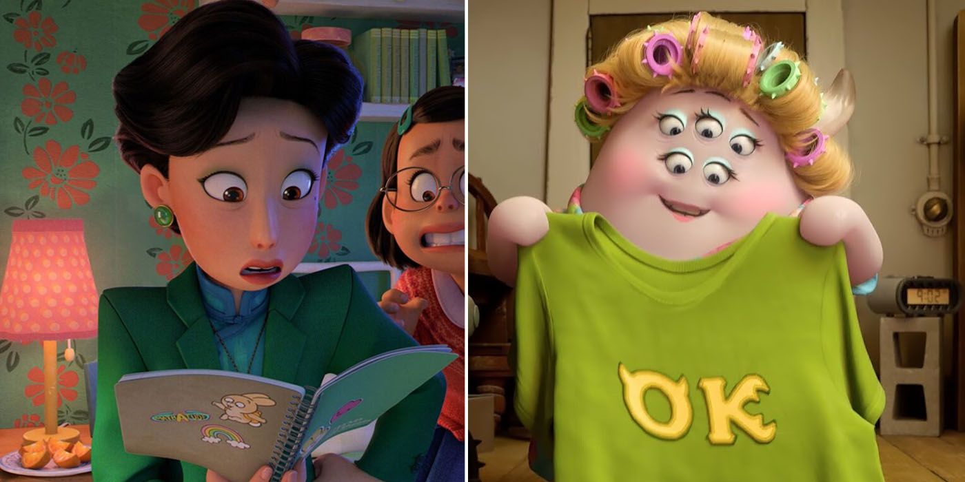 Ming Lee And Mei Lee In Turning Red And Sheri Squibbles In Monsters University