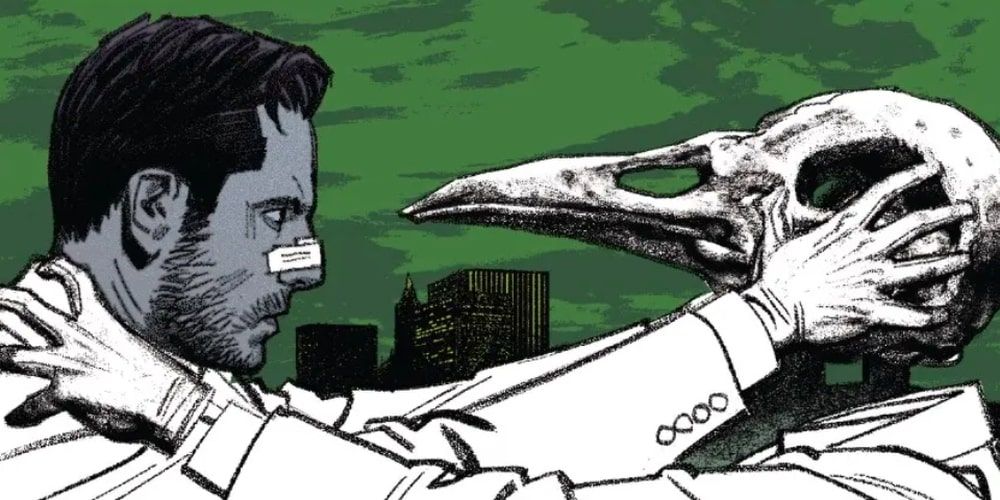 Marc Spector confronts Khonshu in Moon Knight #14