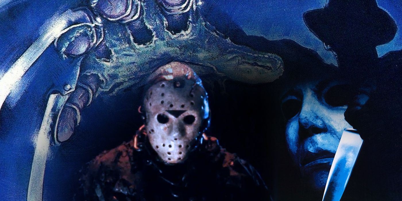 Freddy Krueger, Jason Voorhees and Michael Myers collage image