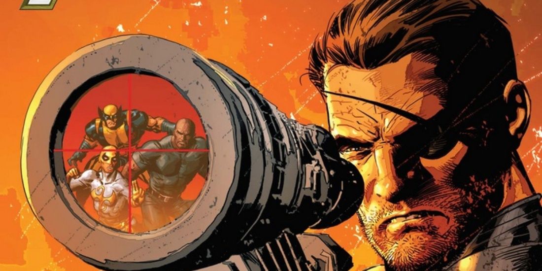 Marvel Comics' Nick Fury targets Wolverine, Iron Fist, and Luke Cage